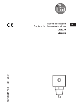 IFM LR8320 Continuous level sensor (guided wave radar) Mode d'emploi