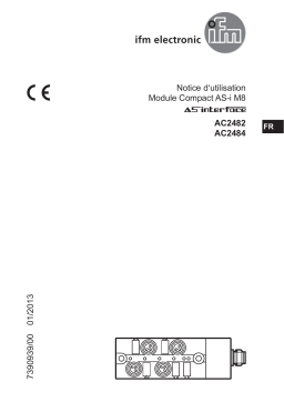 IFM AC2482 AS-Interface CompactLine module Mode d'emploi