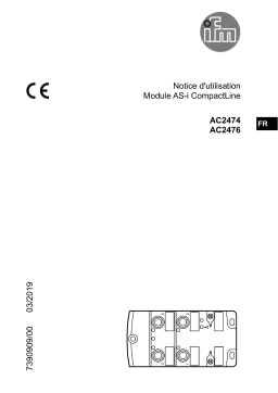 IFM AC2476 AS-Interface CompactLine module Mode d'emploi