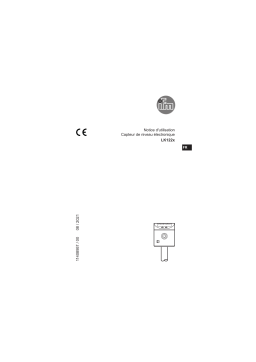 IFM LK1222 Electronic level sensor Mode d'emploi