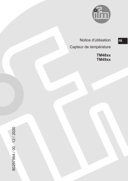 IFM TM4811 Temperature sensor Mode d'emploi