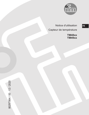 TM4941 | TM4931 | IFM TM4811 Temperature sensor Mode d'emploi | Fixfr