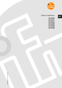 IFM AC3258 AS-Interface control cabinet module Mode d'emploi