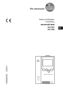 IFM AC1391 AS-Interface EtherCAT gateway Mode d'emploi