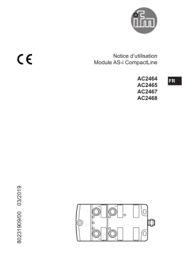 IFM AC2465 AS-Interface CompactLine module Mode d'emploi