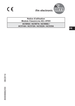 IFM AC508A AS-Interface ClassicLine module Mode d'emploi