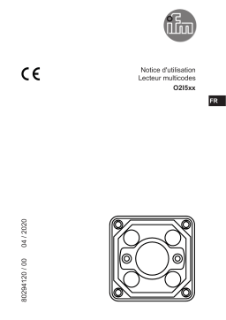 IFM O2I513 1D / 2D code reader Mode d'emploi