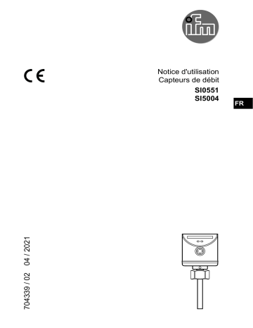 IFM SI0551 Flow transmitter Mode d'emploi | Fixfr