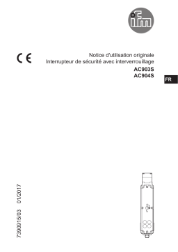 IFM AC904S AS-Interface safety switch Mode d'emploi