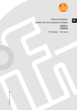 IFM O2D534 Object recognition sensor Mode d'emploi