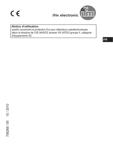 O5S51A | O5H51A | IFM O5P51A Retro-reflective sensor Mode d'emploi | Fixfr