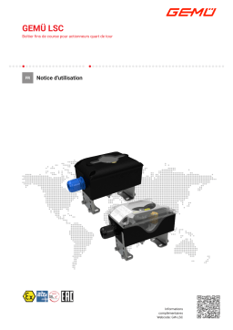 Gemu LSC Limit switch box for quarter turn actuators Mode d'emploi