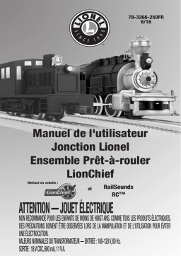 Lionel Junction LionChief Ready-To-Run Set 6/16 FR Manuel du propriétaire