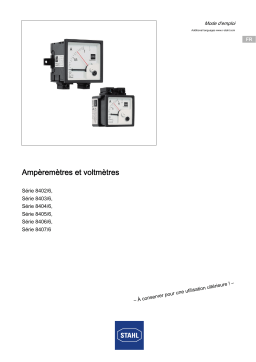 Stahl 8402 8403 8407 8404 8405 8406 Mode d'emploi