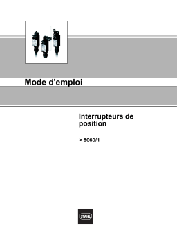 Stahl 8060 Mode d'emploi