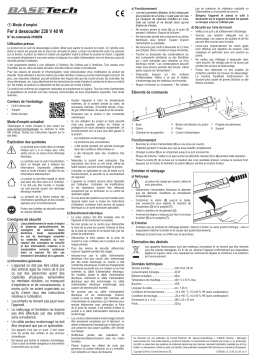 Basetech BT-2108259 LWK-211 Desoldering iron Manuel du propriétaire