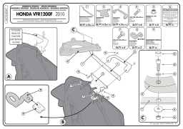 GIVI 267FZ Specific rear rack Mode d'emploi