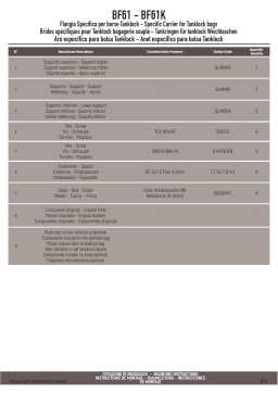 GIVI BF61 Specific flange Mode d'emploi