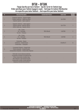 GIVI BF58 Specific flange Mode d'emploi