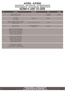 GIVI AL9105A Specific fitting kit Mode d'emploi