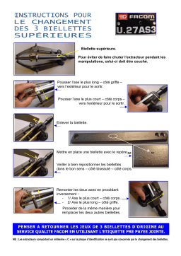 Facom U27AS3 Manuel du propriétaire