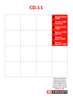 Facom CD.11-97 Manuel du propriétaire