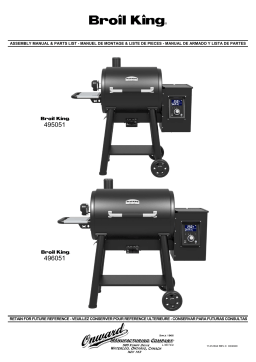 Broil King REGAL PELLET 400 SMOKER AND GRILL 495051 Manuel utilisateur