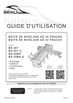 Brinly BS-42BH 42” Sleeve Hitch Box Scraper Manuel du propriétaire