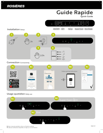ROSIERES RBL3518F Refrigerator Manuel utilisateur | Fixfr