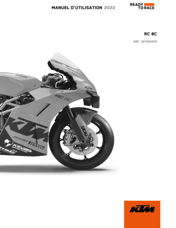 KTM RC 8C 2022 Manuel du propriétaire | Fixfr