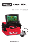 Marcum Technologies Quest HD L Manuel utilisateur