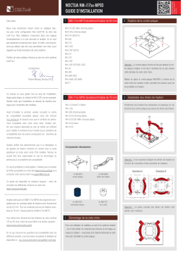 Noctua NM-i17xx-MP83 chromax.black mounting-kit Accessory Installation manuel