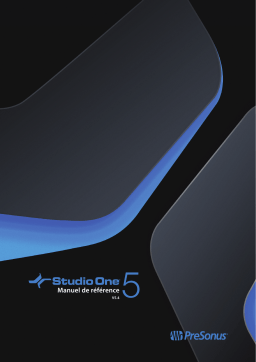 PRESONUS Studio One Create Manuel utilisateur