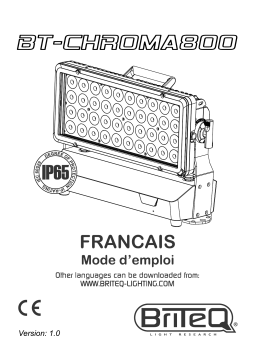 Briteq BT-CHROMA 800 Manuel du propriétaire