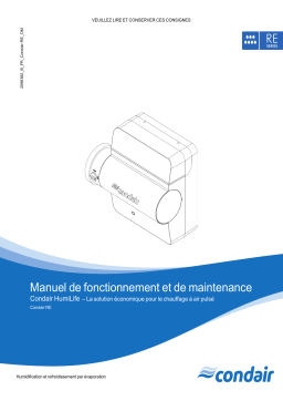 Condair 2598382-B HumiLife RE Mode d'emploi