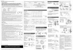 Shimano FD-M191 Dérailleur avant Manuel utilisateur
