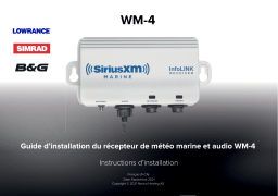 Simrad WM-4 Receiver Installation manuel