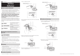 Shimano SM-PD22 Réflecteur Manuel utilisateur