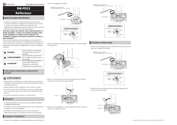 Shimano SM-PD22 Réflecteur Manuel utilisateur | Fixfr