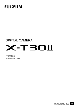 Fujifilm X-T30 II Camera Manuel utilisateur