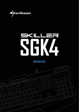 Sharkoon SKILLER SGK4 Keyboard Manuel utilisateur