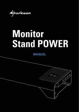 Sharkoon Monitor Stand POWER Keyboard Accessory Manuel du propriétaire