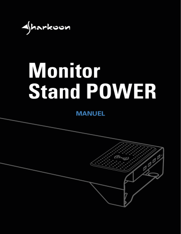 Sharkoon Monitor Stand POWER Keyboard Accessory Manuel du propriétaire | Fixfr