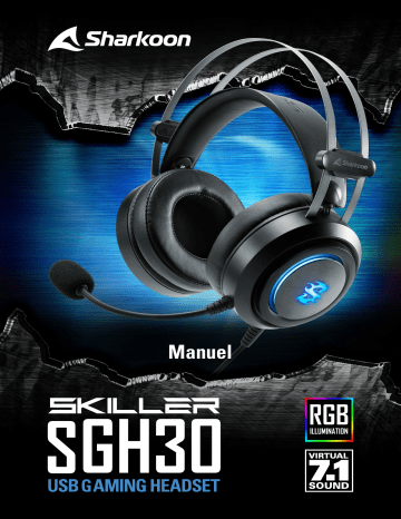 Sharkoon SKILLER SGH30 Headset Manuel utilisateur | Fixfr