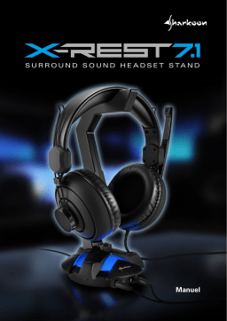 Sharkoon X-Rest 7.1 Headset Accessory Manuel utilisateur