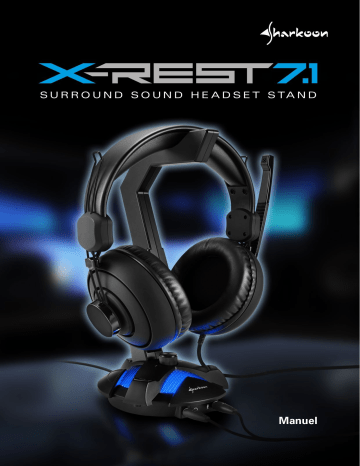 Sharkoon X-Rest 7.1 Headset Accessory Manuel utilisateur | Fixfr