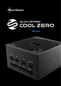 Sharkoon SilentStorm Cool Zero Power Supply Manuel du propriétaire