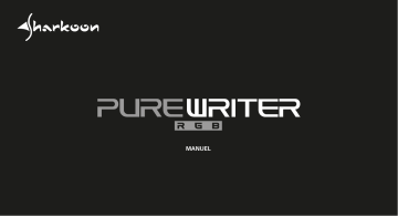 Sharkoon PureWriter RGB Keyboard Manuel du propriétaire | Fixfr