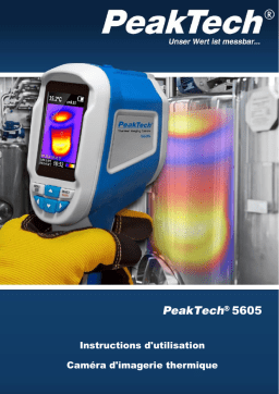 PeakTech P 5605 Thermal Imaging Camera, 60 x 60 px. Manuel du propriétaire