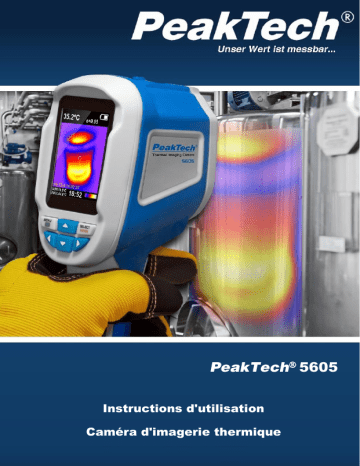 PeakTech P 5605 Thermal Imaging Camera, 60 x 60 px. Manuel du propriétaire | Fixfr